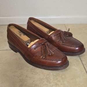 Allen Edmonds Brown Tassel Loafers